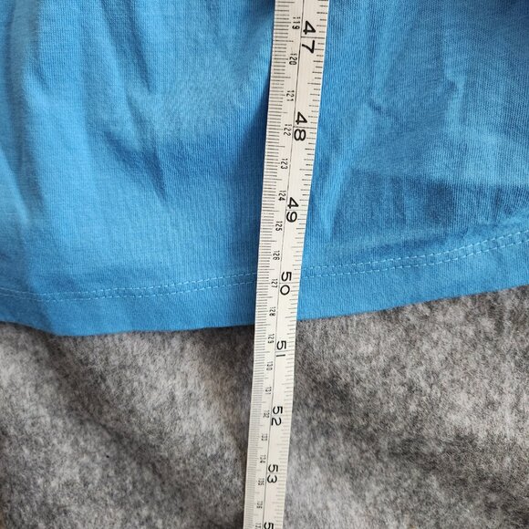 Lilly Pulitzer Miri Midi Dress Lunar Blue Women's L Tiered Adjustable Resort NWT - Picture 9 of 10